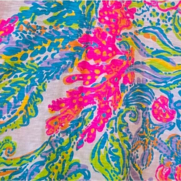 Lilly Pulitzer Arya Lovers Coral Tank Top - Picture 4 of 7